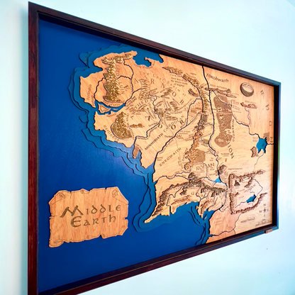 Mapa Tierra Media El Señor de los Anillos