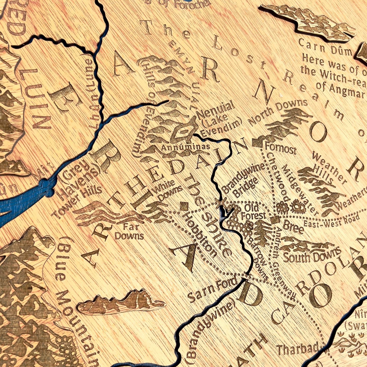 Mapa Tierra Media El Señor de los Anillos